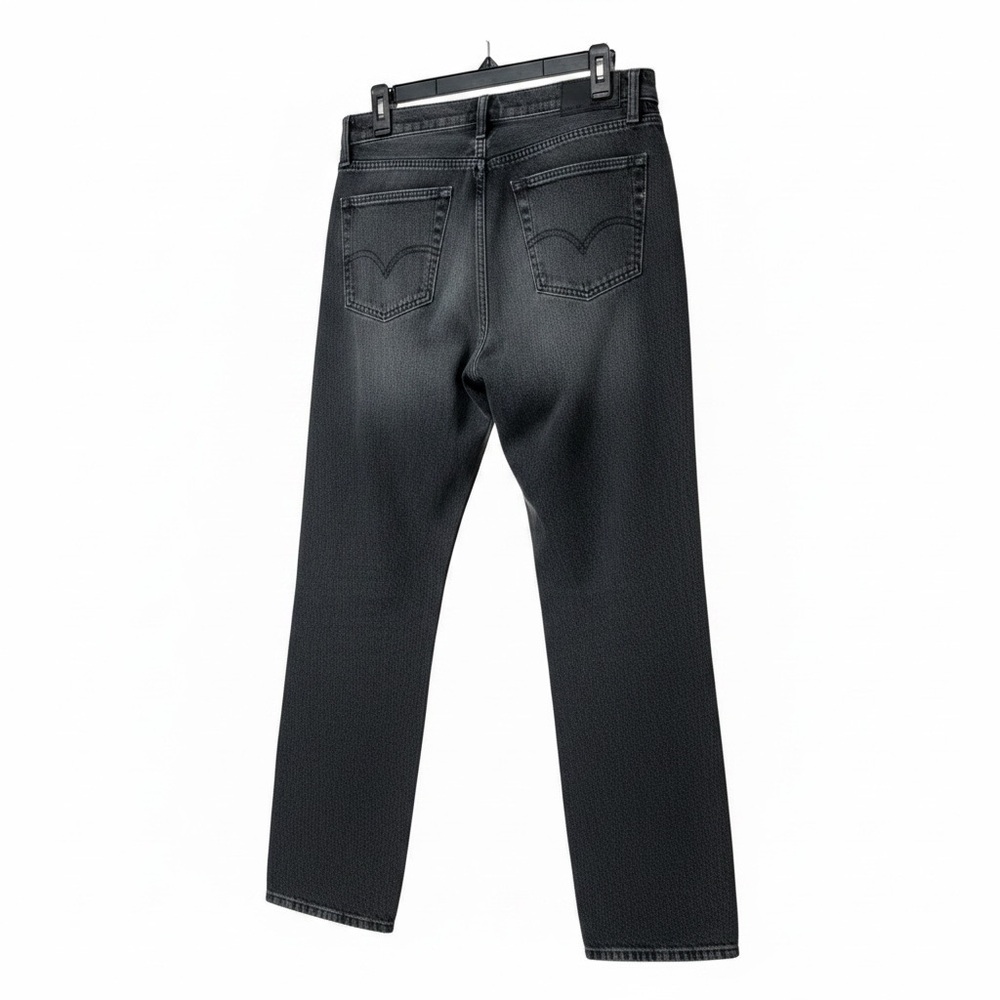American Eagle Outfitters Women's Black Straight-Leg Jeans